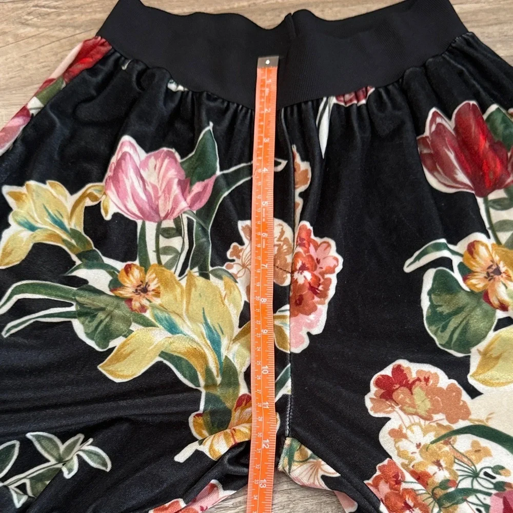 Vivian Shyu Floral Black Wide-Leg Pants size M/L - Picture 7 of 10